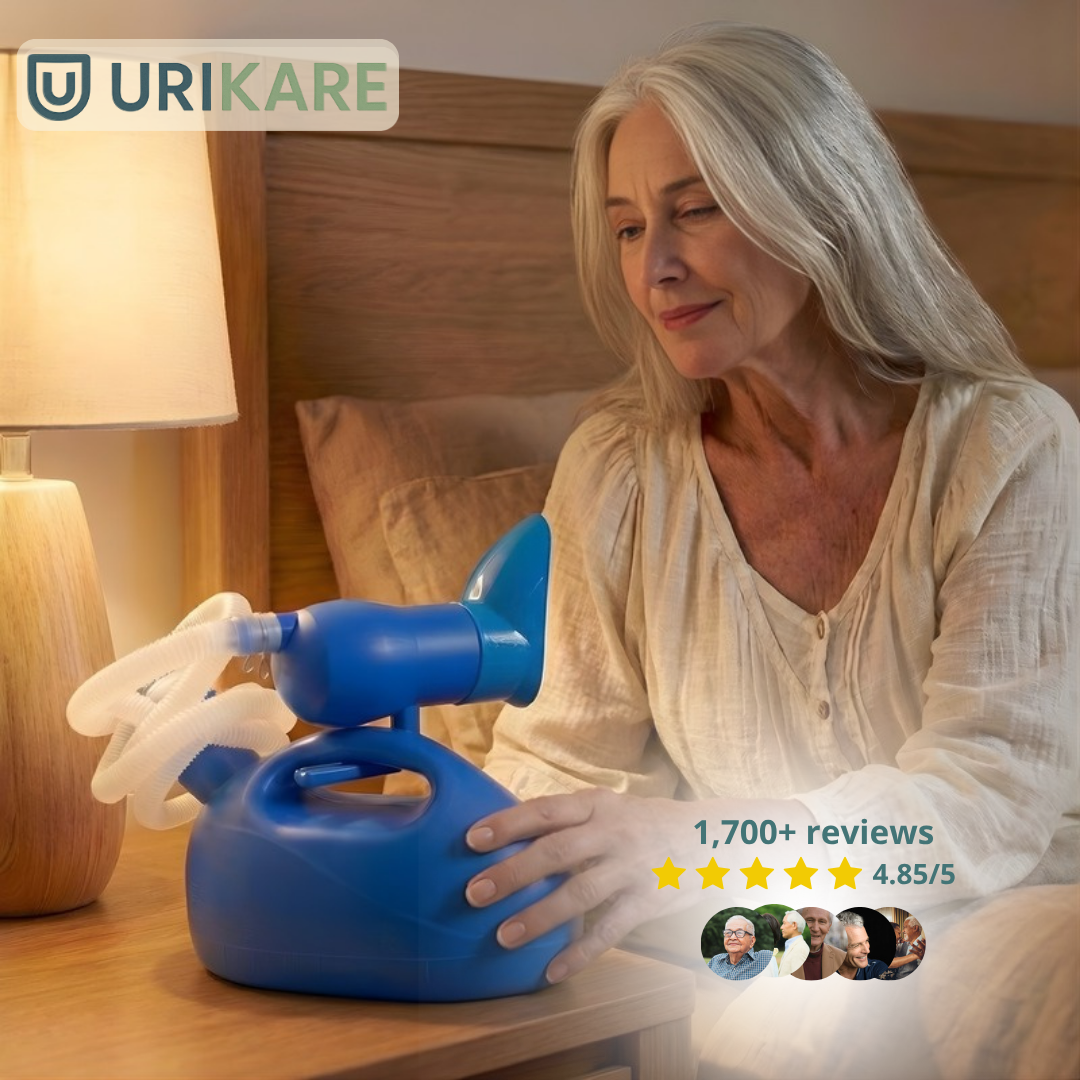 Urikare portable urinal, women's model
