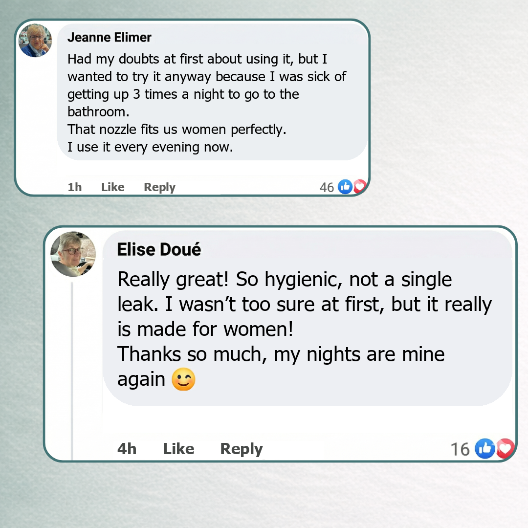 Facebook reviews from Urikare customers, women's model
